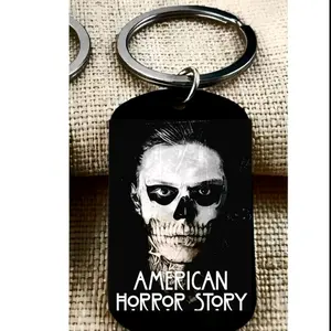 American horror story movie hot art keychain