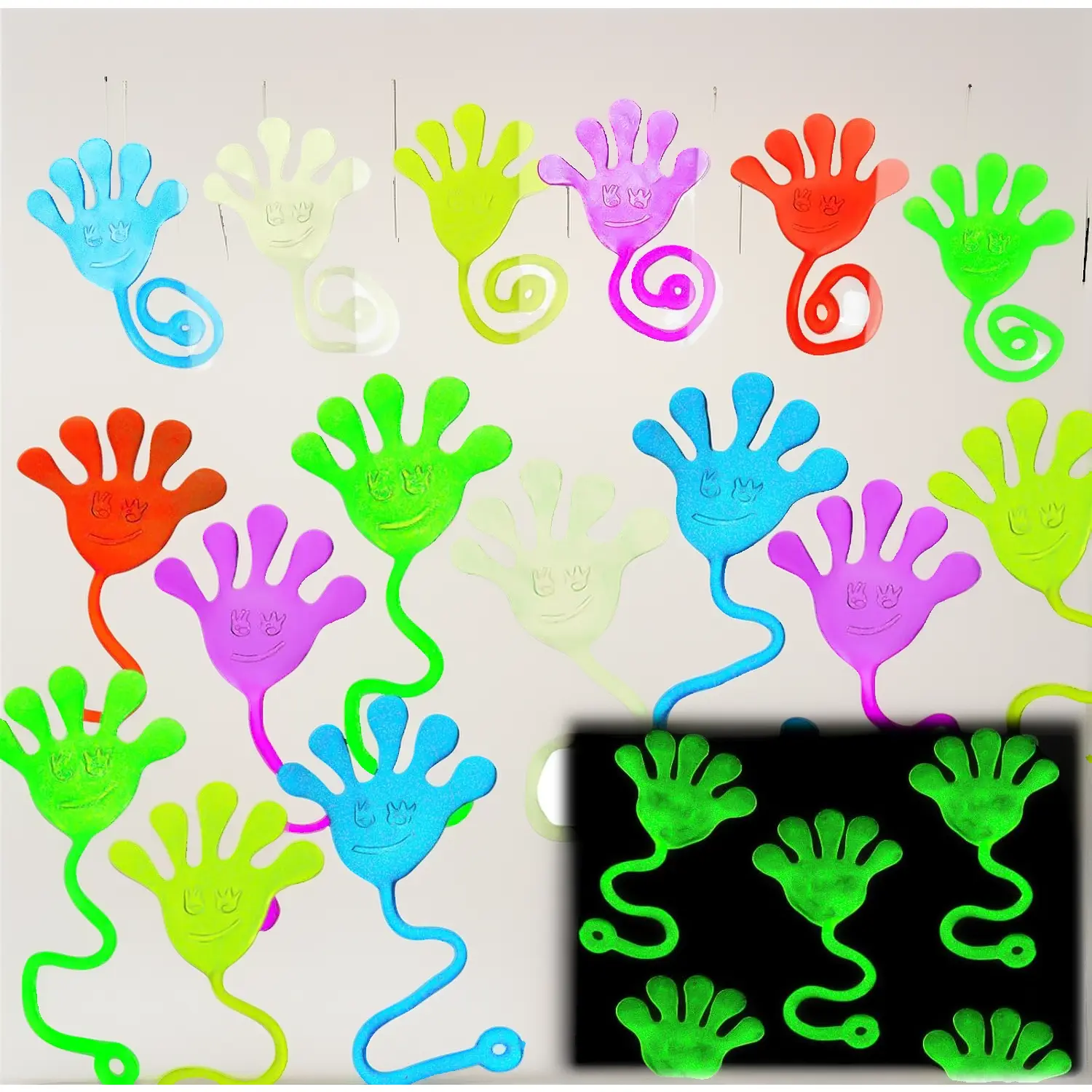 Luminous Sticky Hands
