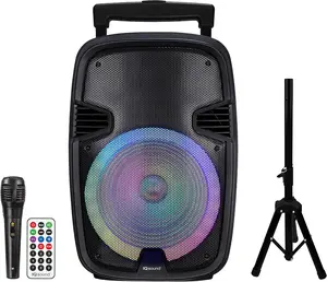 Supersonic 15 Inch Portable Bluetooth Speaker with TWS Model IQ-5715DJBT With Remote control