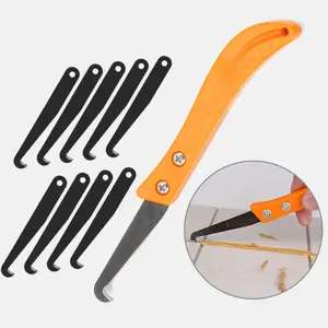 Professional Tile Gap Repair Tool Cleaning and Removal Grout Hand Tools Notcher Collator Tile gap repair tool Hook Knife Tool Kit Set Tiling Tool Set