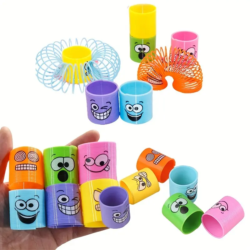 12pcs Fun Spring Magic Coil Toys, Mini Spring Loose Toys, Party Carnival Prizes, Halloween, Christmas Toys, Birthday Candy Bag Filler