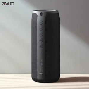 ZEALOT S51 Wireless Speaker, 10W Wireless Speaker, 1800mAh Rechargeable Speaker with 7.2 Surround Sound, Desktop Stereo Sound Speaker for Smartphone & Tablet, Audio