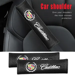 Safety Seatbelt Cover Car Shoulder Protector for Cadillac Escalade Cts Ats Srx Deville Xt4 Xt5 Xt6 Sts Xts Slr XLR Ct4 Ct5 Ct6 Car Accessories