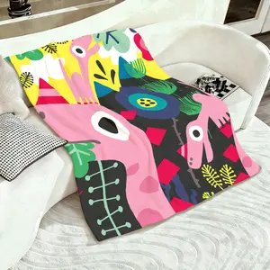 Soft Flannel Blanket Cozy Warm Lightweight Throw Blanket for Couch Bed Cute Aesthetic Decor Perfect Gift for Women Men