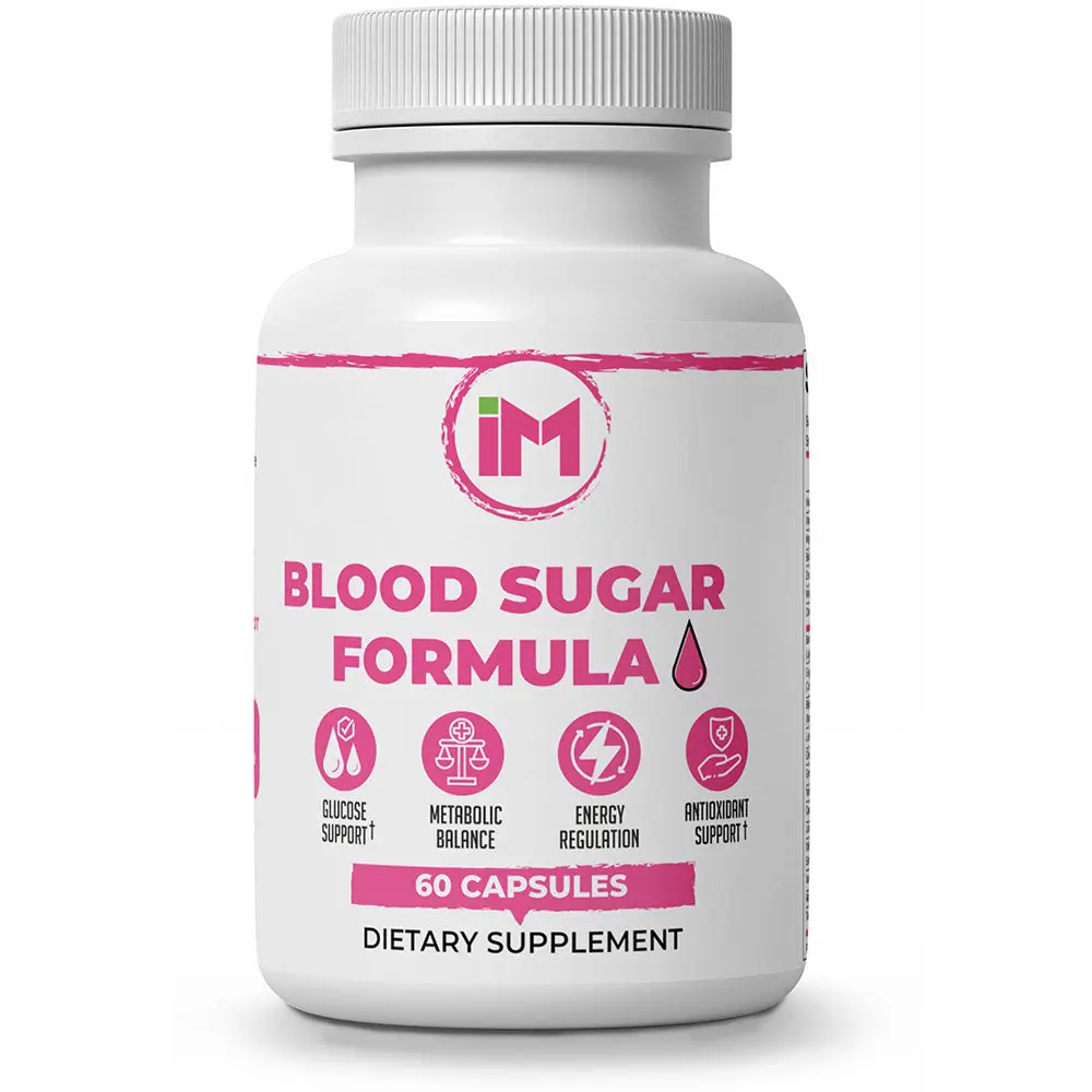 IM Blood Sugar Formula | Glucose & Metabolic Support | Daily Wellness Formula with Chromium, Cinnamon & Bitter Melon