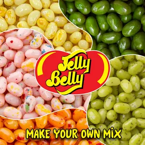 RICH & RICHERS Custom Jelly Belly Mix - 1 lb Bulk Bag | Choose Your 2 Favorite Flavors | 16 oz Personal Blend | Top 10 Flavors | Perfect for Snack & Candy Lovers