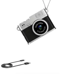 Mini Action Camera 1080P HD, Wearable Necklace, 1.2 Inch Video Recording, 50+ Min Playback, 120+ Min Battery Life, Outdoor Adventure Gear
