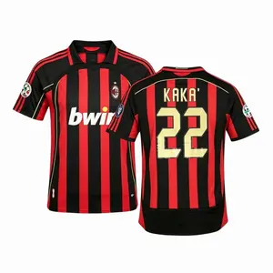 2006 2007 Red Away No. 22 Kaka Short-Sleeved Football Jersey P