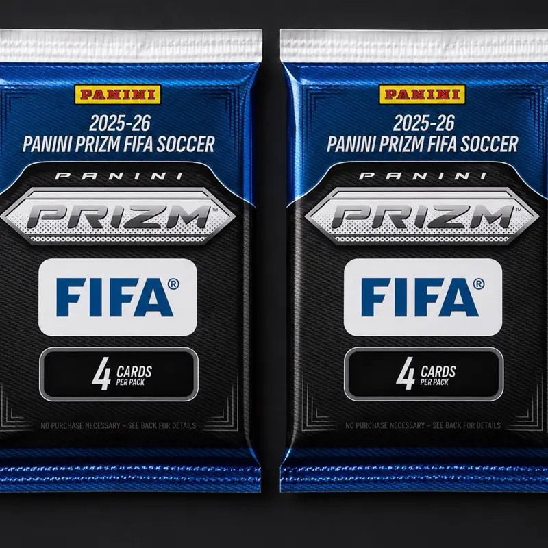 2 Packs Panini 2025-26 Panini Prizm FIFA Soccer