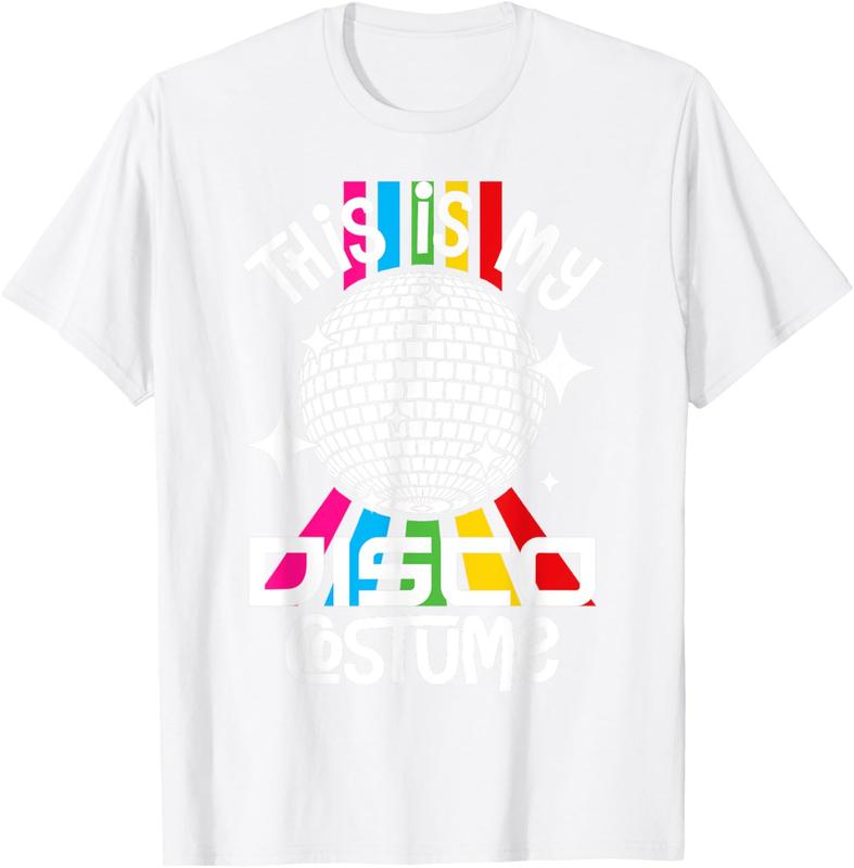 BrittanyUs This Is My Disco Costume Funny 1970s Funky 70s Dancing Party T-Shirt