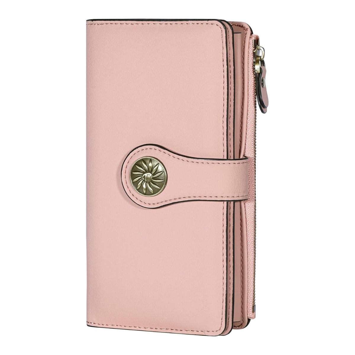 Women’s RFID Blocking Wallet Trifold Clutch Large Capacity Card Holder Purse Women’s RFID Blocking Wallet Trifold Clutch Large Capacity Card Holder Purse