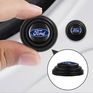 4/8/16/20Pcs 3D for Ford Focus 2 3 mk2 mk3 mk4 Kuga Mondeo Fiesta Mk6 2021 Ranger Silicone Car Door Buffer Cushion Pad Shock Absorber Gasket runk Anti-collision Mat Stickers Sticker Decal For Cars For Cars Car Accessories Automotive Accessories