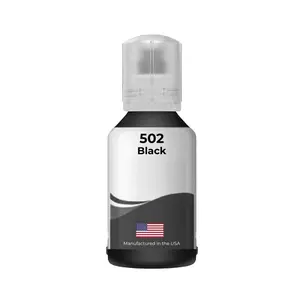 Replacement Ink Bottle For Epson 502 (T502120-S) 140 ml Pigment Black