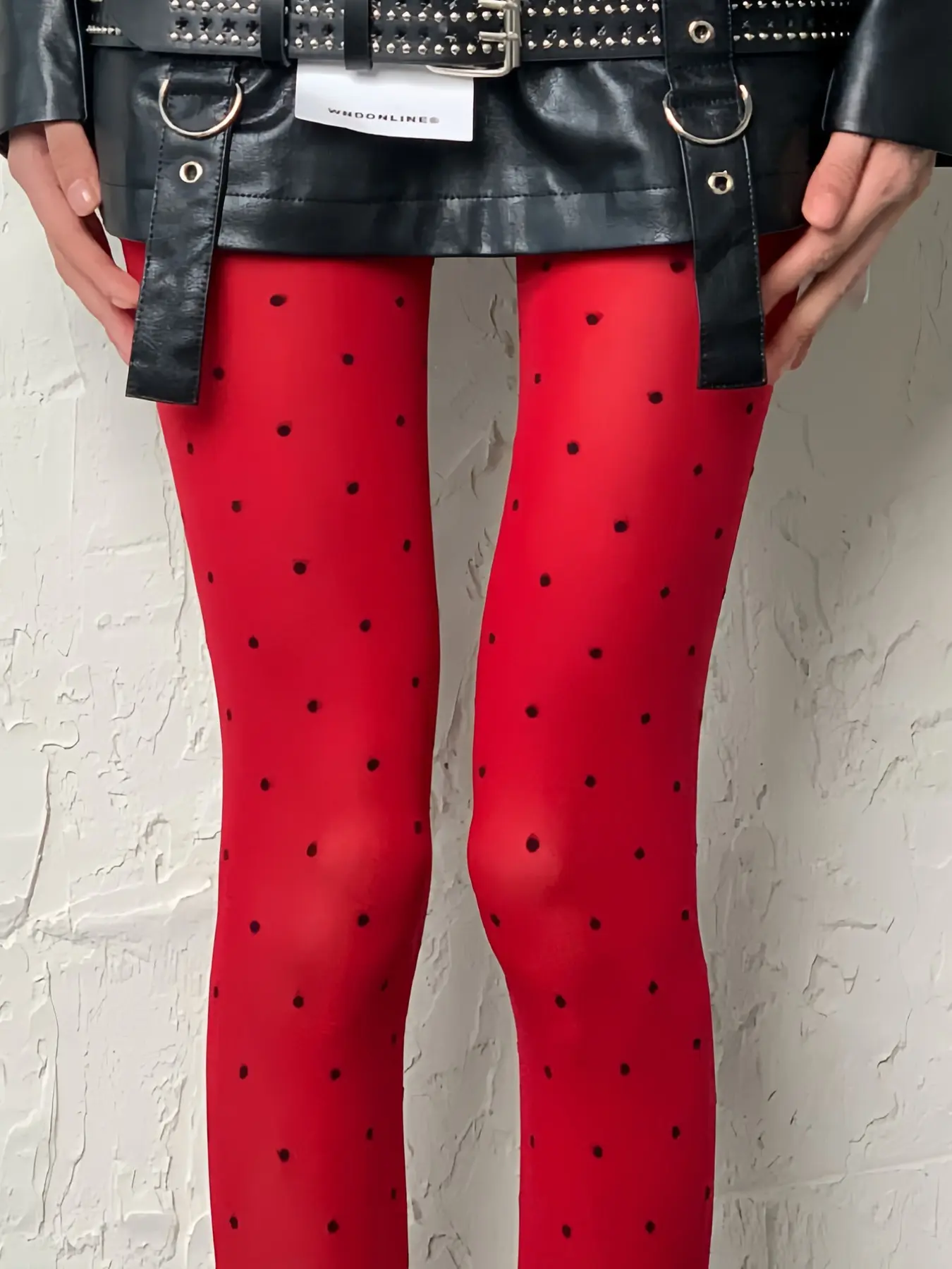 Women's Velvet Polka Dot Leggings, Stretchy Soft Leggings, Elastic Stretch Casual Pants for Spring & Fall, Slim-Fitting Daily Wear, Soft Tight Fit, Womenswear
