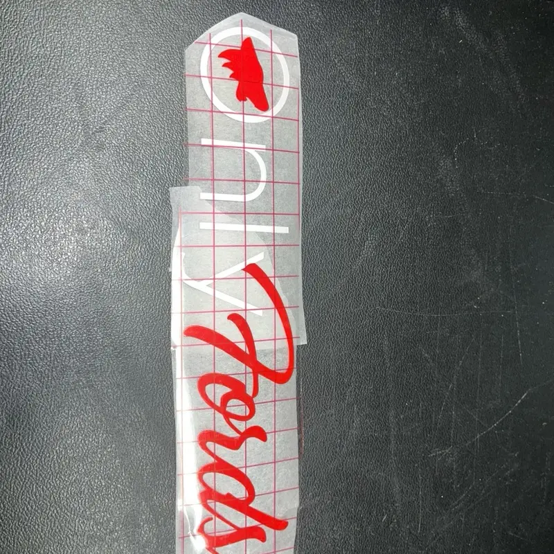 ONLY FORDS CAR DECALS - Red and White Design for Ford Vehicles