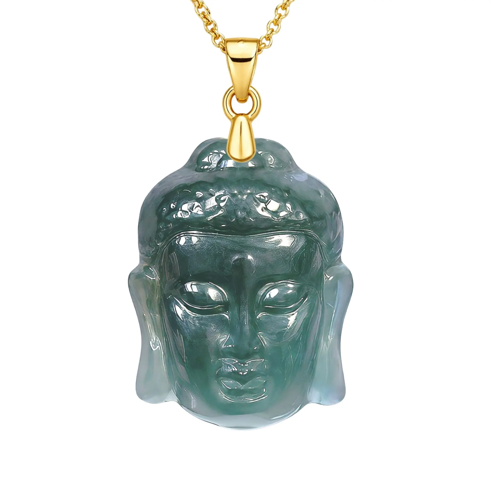 Jade Buddha Pendant