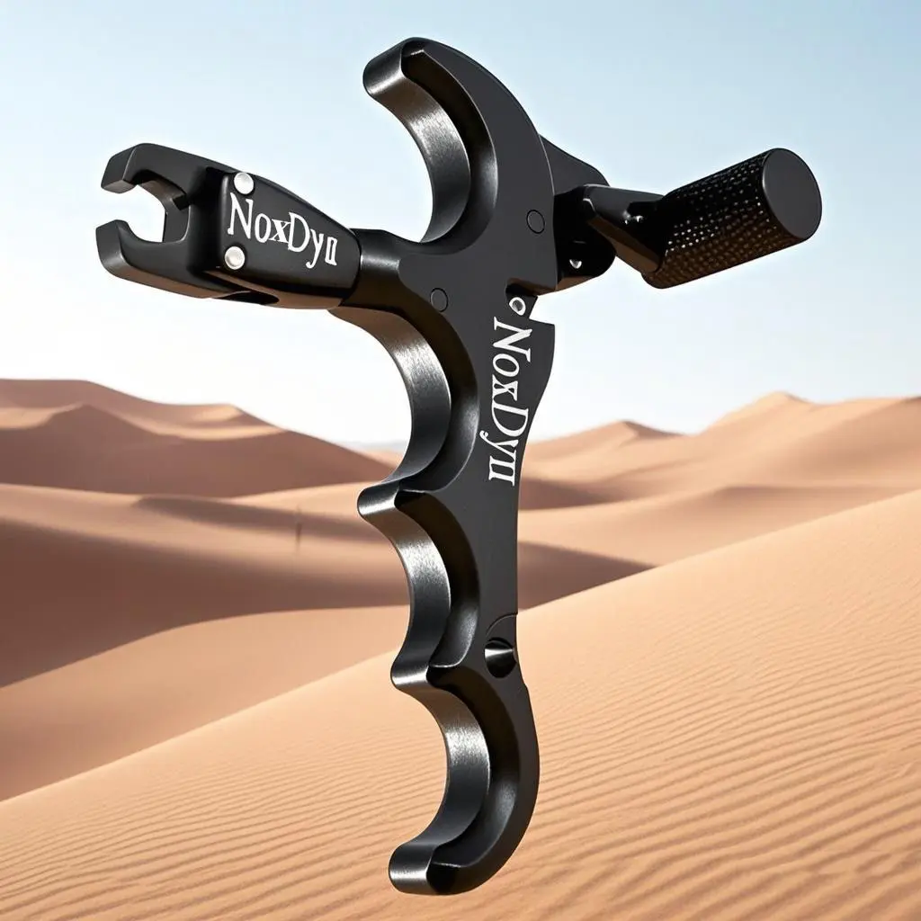 NoxDyn 4-Finger 360° Rotatable Thumb Bow Release for Compound Bow Black