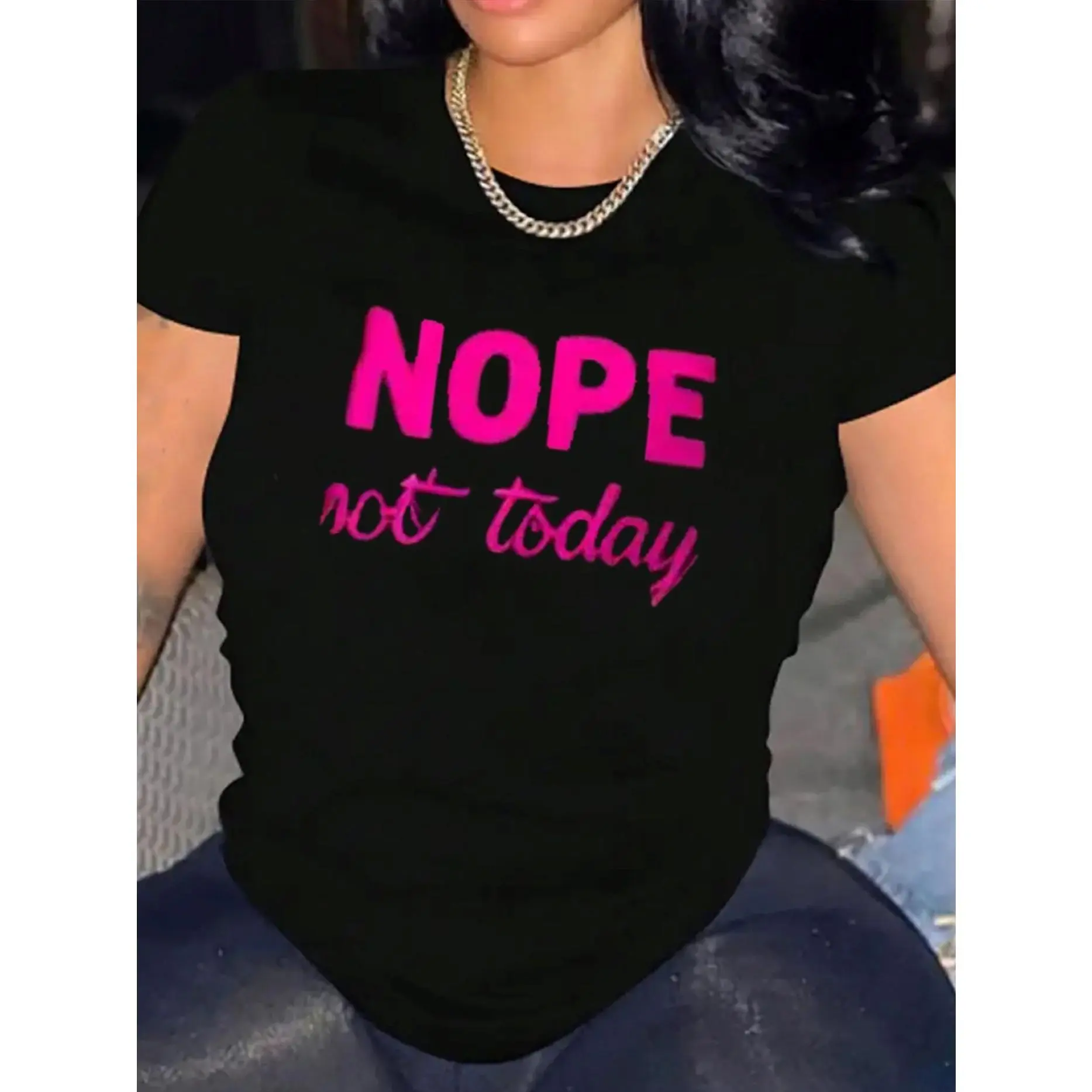 Womens TShirt Comfortable Crew Neck Casual Cotton Blend ShortSleeves Soft Breathable Top Womenswear Tshirt Summer Spring Streetwear Fabric