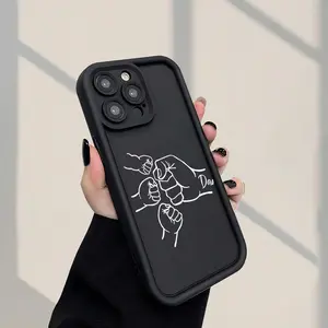 A popular and widely loved phone case designed with a fist and "Dad" words, shockproof and anti-fingerprint features,  compatible with various iPhone models including 11 12 13 14 15 16 Pro Plus Pro Max 16e 17 17 AirX Xs Max Xr 12 and 13Mini