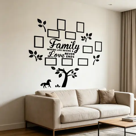 3D Photo Frame, Picture Frames For Wall, Plaque College Photo Frame, Wall Decoration Acrylic Self Pasting DIY Photo Frame Selfie Gallery Collage With Hanging Template And Wall Mounting Design, Wall Picture Frames