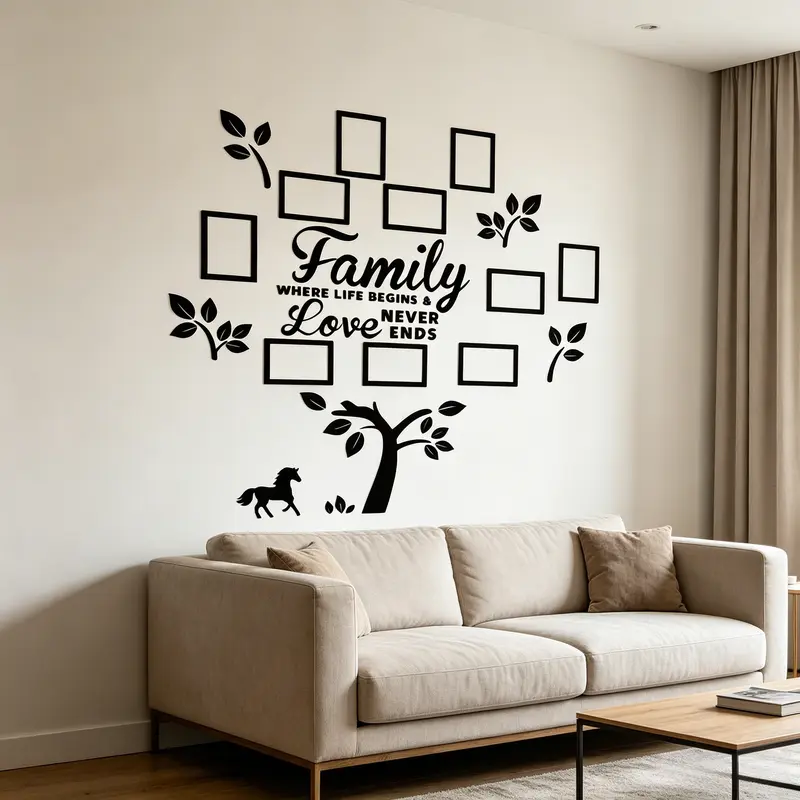 3D Photo Frame, Picture Frames For Wall, Plaque College Photo Frame, Wall Decoration Acrylic Self Pasting DIY Photo Frame Selfie Gallery Collage With Hanging Template And Wall Mounting Design, Wall Picture Frames