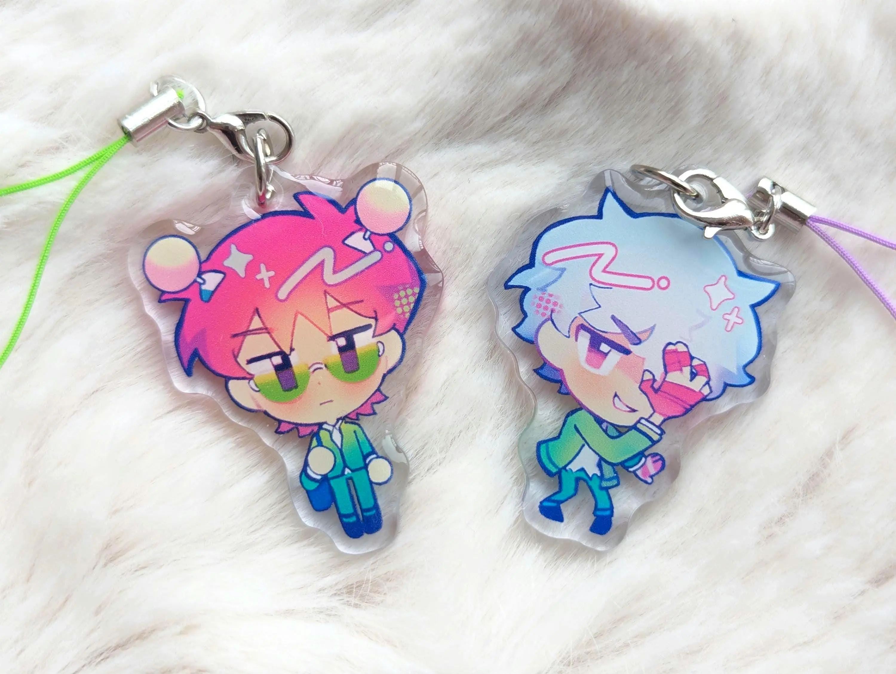 Saiki Kusuo no Psi-nan, Saiki K Keychains: Kusuo & Kaido, Chibi Acrylic Keychain, The Disastrous Life of Saiki K