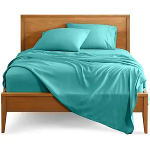 Ultra-Soft Microfiber Split Head Flex King Sheets. Bare Home Split Head Flex King Sheets.