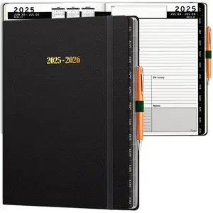2025–2026 Leather Planner – 8.5x11 Weekly & Monthly Academic Organizer