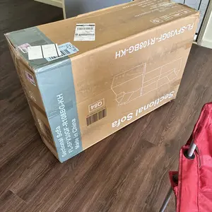 【Sectional Sofa Couch]】Sweetcrispy L-shaped Modular Sectional Sofa, Compressed Corduroy Fabric, Modern Style Living Room Sofa Bed, Space-Saving Recliner Design - Convertible Corduroy Sectional Sofa