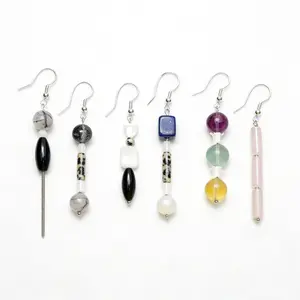 Natural Crystals Ring 1 Pair With Unique Beads and Stones for Everyday Wear