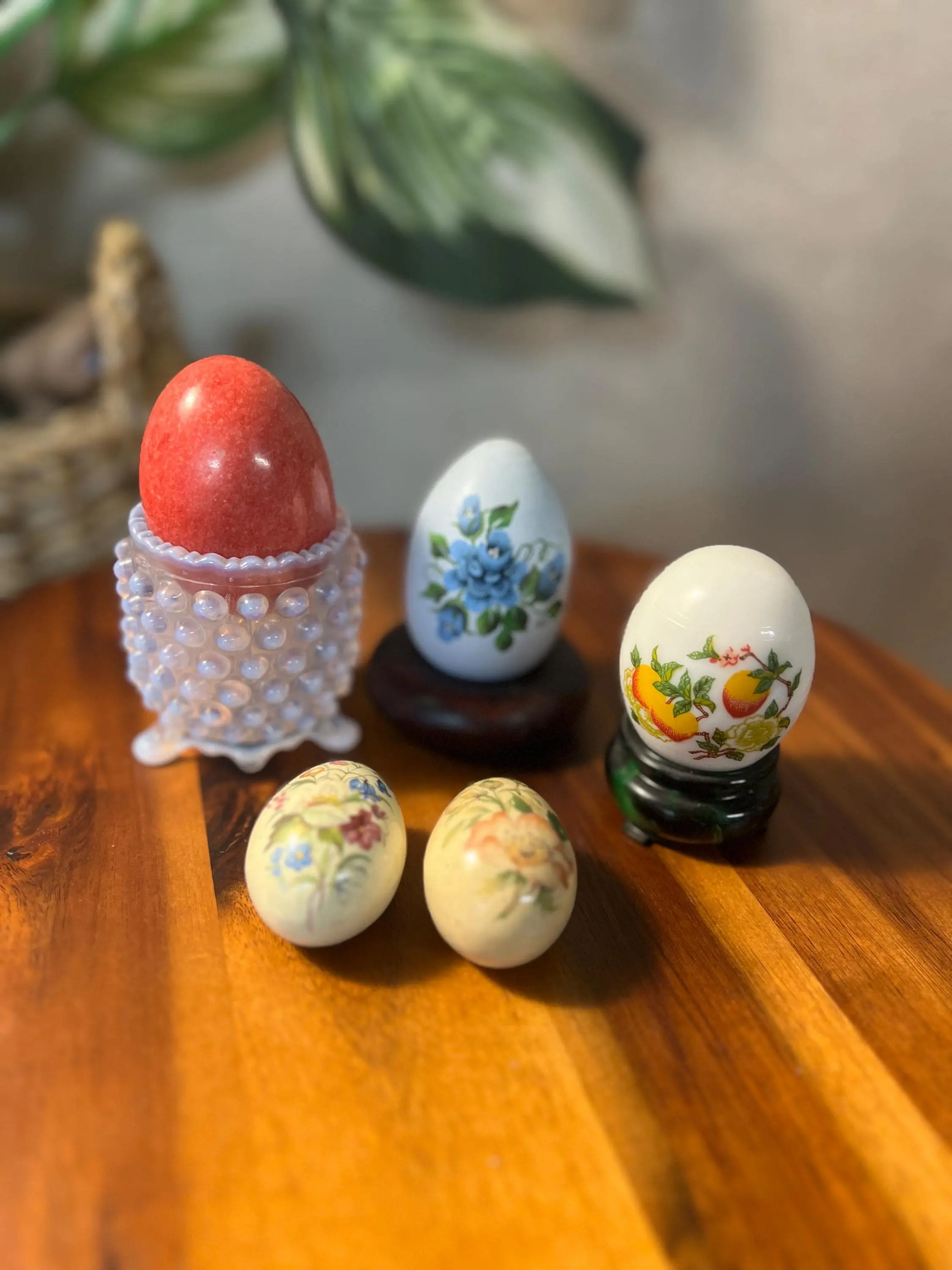 Vintage Lot Of 6 Unique Decorative Eggs