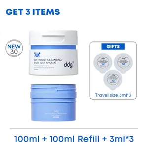 [ddg Official Shop]ddg Makeup Remover Cleansing Balm | Hypoallergenic Gentle Face Wash | Zero Pore Deep Cleanser & Blackhead Control | Hydrating Double Cleanse | Non-Comedogenic for Sensitive Skin & Glass Skin