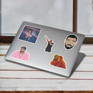Stickers Pack 20 Pcs Drake Bottle  Water Luggage Bumper Laptop Waterproof Skateboard Bike Colorful Car Vinyl Guitar Aesthetic