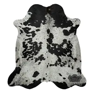 Natural Chromatic Black & White Cowhide Rug