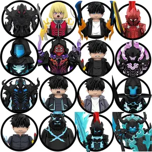 WM6220 WM6221 Anime Cartoon TV Solo Leveling Man S Hunter Level Up Mini Building Blocks Figures Christmas Festival Game Gitf Toy