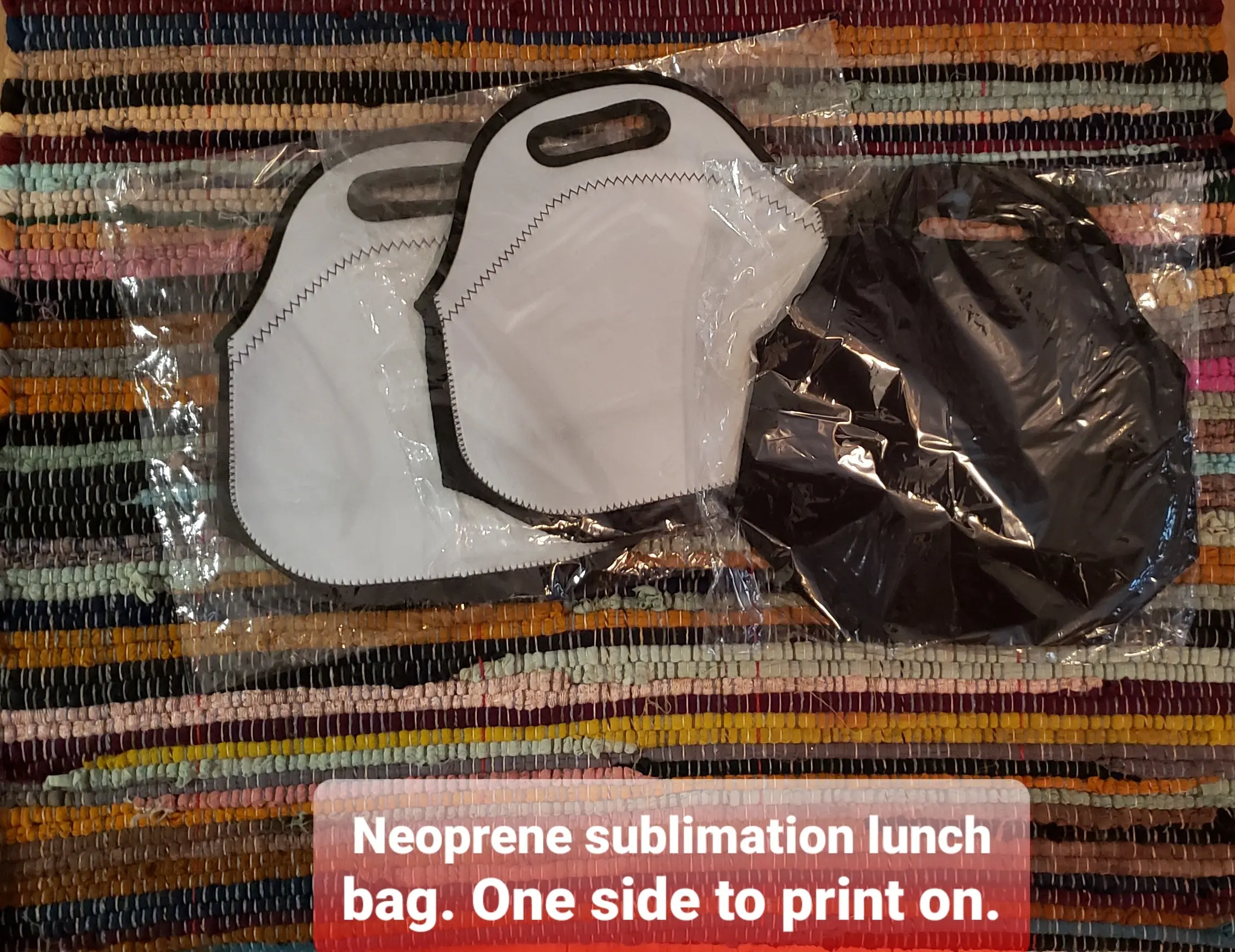 Neoprene Sublimation Lunch Bag