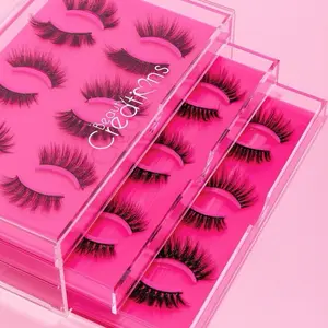 EYELASH ORGANIZER - HOT PINK beauty creation
