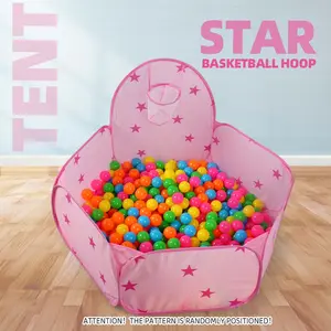 Kids Foldable Play Tent, Durable Ball Pit, Large Pop-Up Playpen, Ideal Birthday Christmas Halloween Thanksgiving Gift, Balls Not Included