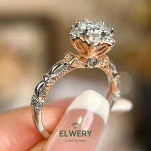 【R-017 | Mood for Love】Synthetic Moissanite Rings Jewelry