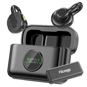 Facmogu Q28 Mini Wireless Lavalier Microphone with USB-C Inter face Noise Cancellation for iPhone 15/16/17 & Android Phones Ideal for YouTube TikTok Podcasts Recording & Video Shooting - Remote