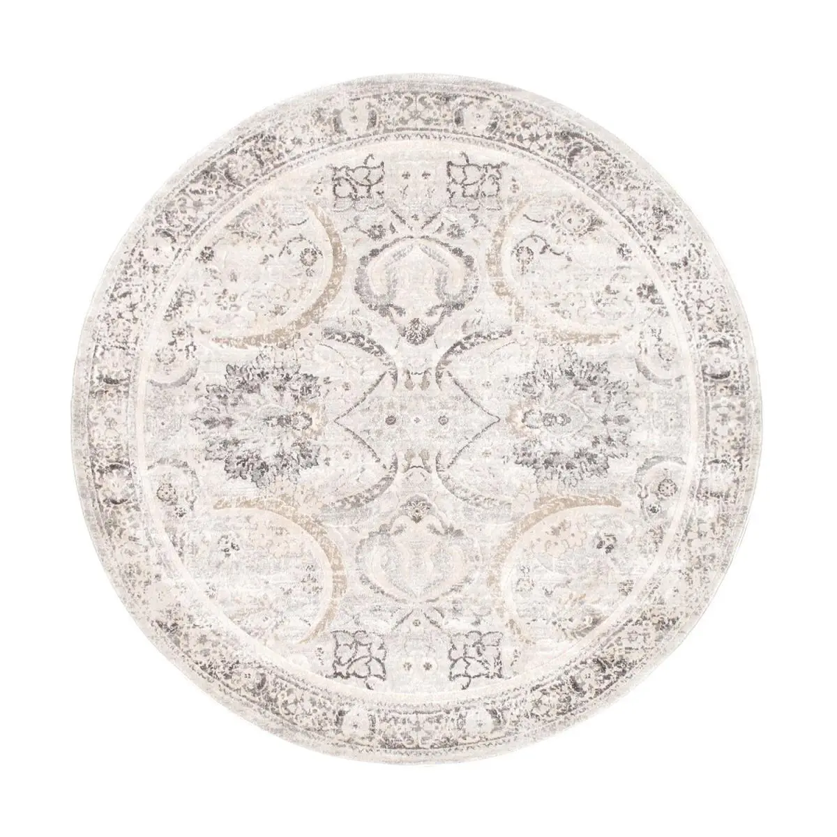 Pasargad Home PRC-1021IS 6X6 6 x 6 ft. Amadeus Design Power Loom Area Rug, Ivory