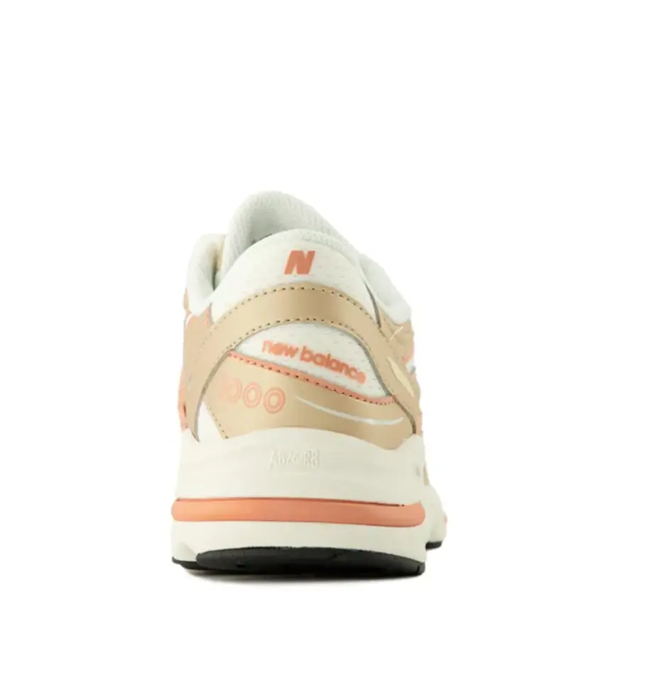 New Balance 1000 (GS) Kids' Outdoor Sports Shoes, White Gold, Mesh Upper, Cushioned Sole, Youth Sizes, Sneaker, Lace Up