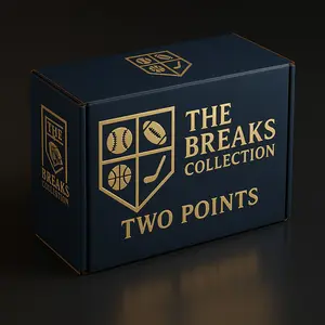 The Breaks Collection Two Points Sealed Box with Autographed Jerseys & Mini Helmets for Football Fans and Collectors