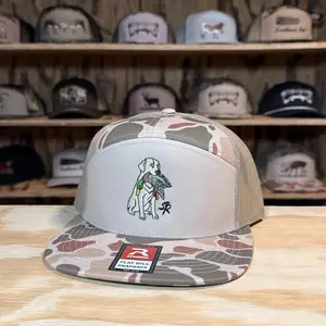 Lab With Mallard - 7 Panel Hat