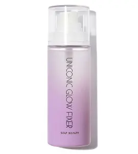 [SELF BEAUTY] Glow Makeup Setting Spray | Hydrating + Illuminating Makeup Setting Spray | Dewy Finish | Long-Lasting Makeup Fixing | Microfine Mist Spray | 3.38fl.oz, 100ml