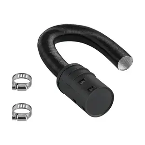 fathersdaygift  VEVOR Diesel Heater Intake Pipe Kit, 0.98 inch Car Air Parking Heater Ducting Pipe Hose Tube, Stretchable Bendable Car Air Intake Filter Silencer Hose Pipes Kit for 2KW 5KW 8KW Diesel Heaters