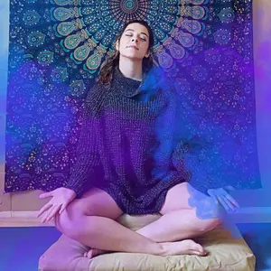 Hemp Meditation Cushion Set  Zafu Zabuton Hemp Fabric Organic Buckwheat Hull Fill | Eco-Friendly, Supportive Grounding