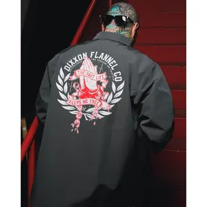Red & White Otto Coaches Jacket - Gray