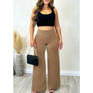 KENZIE MOCHA HIGH WAISTED PANTS