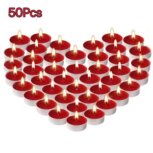 50pcs High-Quality Unscented Floating Tea Lanterns, Warm and Soothing Light, Ideal for Meditation, Weddings, Festive Events, Mother's Day Gift